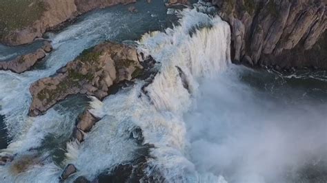 Shoshone Falls April 25th 2019 golden hour - YouTube