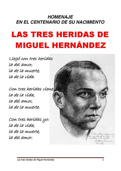 LAS TRES HERIDAS DE MIGUEL HERNÁNDEZ by Fernando Boj - Issuu