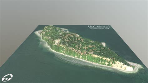 Hat Island (1:22,000 Scale) - 3D model by smartmAPPS [427aada] - Sketchfab