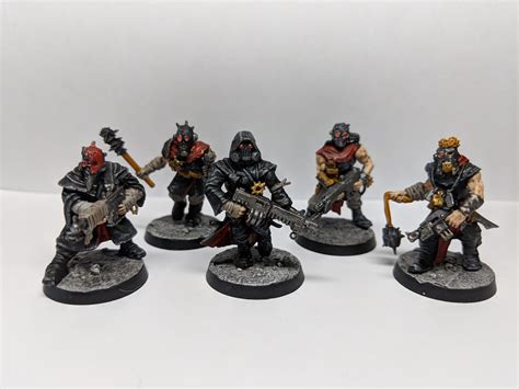 Finished Chaos Cultists - First Paint (~10 years break) : r/Warhammer40k