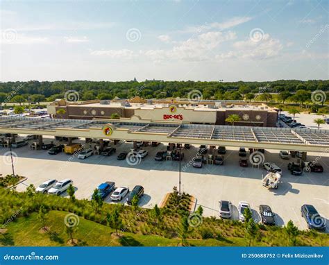 Buc-ee`s St Augustine Florida USA Aerial Drone Photo Editorial Photography - Image of bucee ...