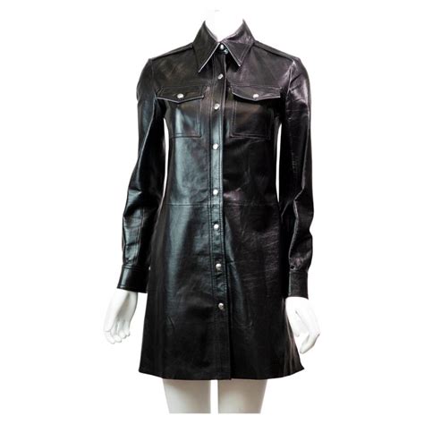 Calvin Klein 205W39NYC by Raf Simons Runway F/W 2017 Leather Shirt ...