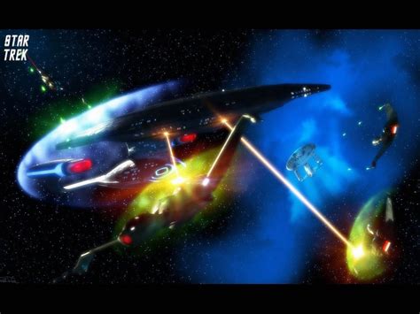 star, Trek, Uss, Enterprise, D, Versus, Klingon, Bird, Of, Prey, Freecomputerdesktopwallpaper ...