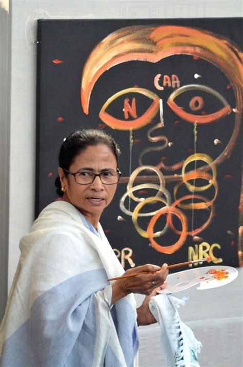 Mamata Banerjee participates in painting programme as part of Anti-CAA-NRC-NPR protest