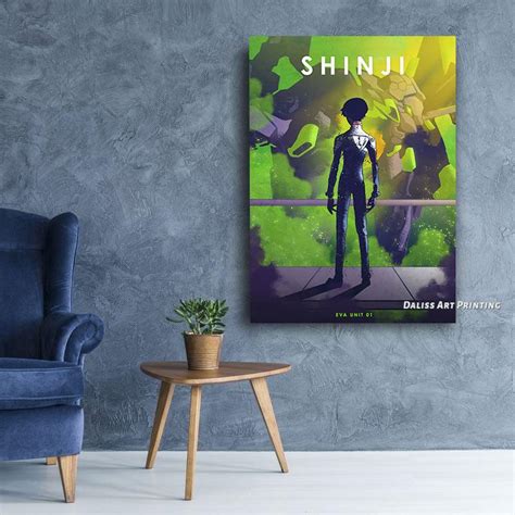 Evangelion Posters - Evangelion Shinji Wall Art - Evangelion Shop