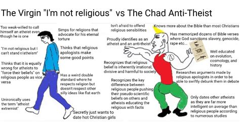 Virgin vs Chad : r/AdviceAtheists