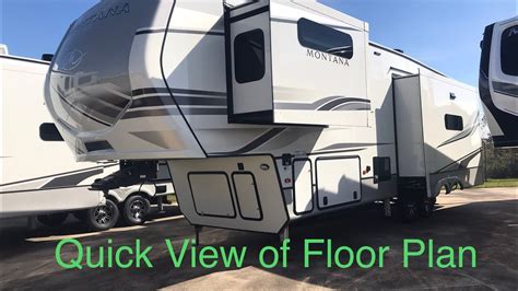 Quick view (floor plan) 2022 Montana 3121RL 5th wheel travel trailer - YouTube