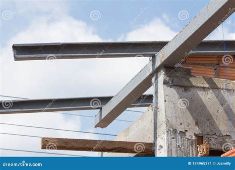 Steel Beams Roof Truss Residential Building for Home Construction ...