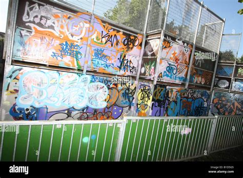 Skate Park Graffiti Stock Photo - Alamy