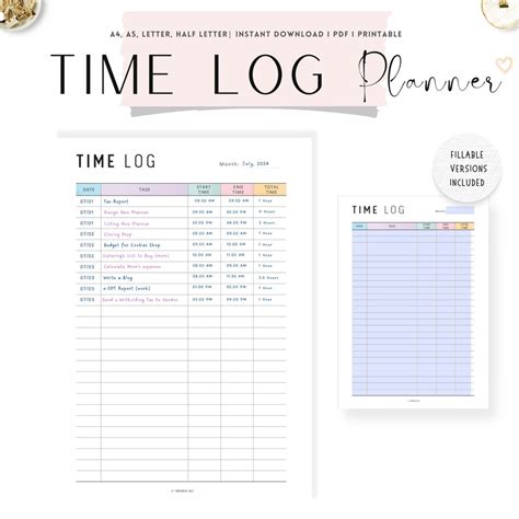 Time Management Planner Printable – mrsneat