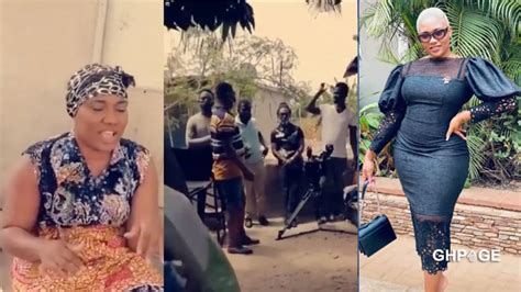 Abena Korkor gets featured in an upcoming movie (VIDEO)