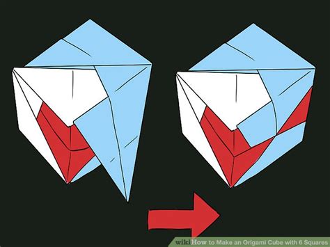 How to Make an Origami Cube with 6 Squares (with Pictures)