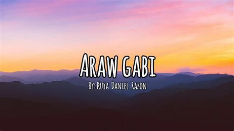 Araw Gabi (Lyrics) | Composed by: Kuya Daniel Razon | MCGI Chords - Chordify