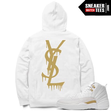 Match OVO 12 White Hoodie | Sneaker Match Tees