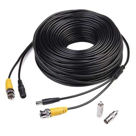 Wholesale 150ft security camera video power extension cable wire cord ...