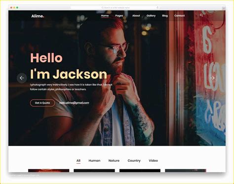 Free Personal Website Templates Of 50 Best Personal Website Templates ...