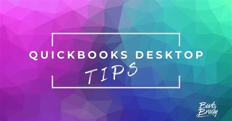 QuickBooks tips you may want to know | Barb Brady, CPA