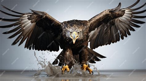 Premium AI Image | bald bald eagle eagle bird isolated on white background