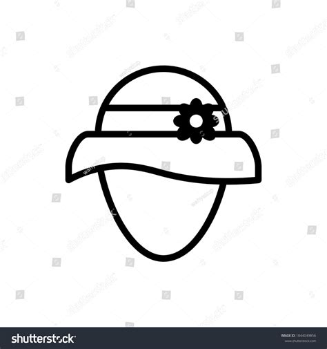 Cap Icon Vector Outline Style Stock Vector (Royalty Free) 1844049856 | Shutterstock