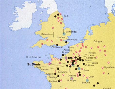 Map of Gothic Architecture