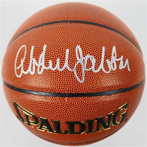 Lot Detail - Kareem Abdul-Jabbar Signed Official NBA Leather Basketball ...