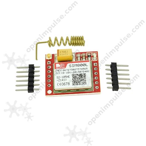 SIM800L GSM Module + PCB Antenna | Open ImpulseOpen Impulse