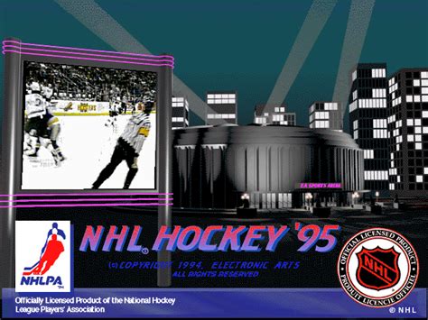 NHL 95 screenshots - MobyGames