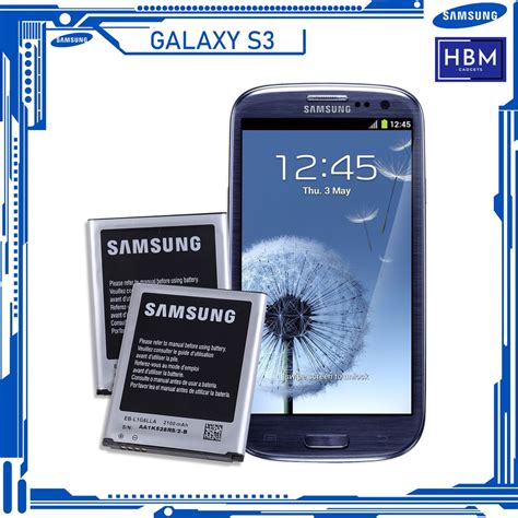 Original Samsung Galaxy S3 Battery i9300, i9305 Model: EB-L1G6LLU ...