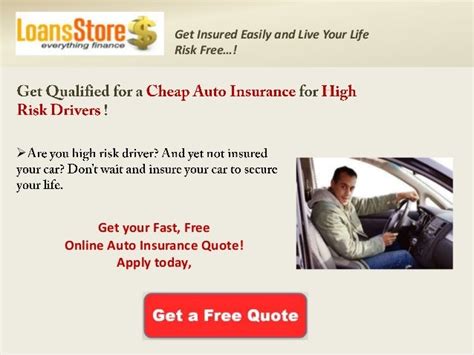 Cheap Auto Insurance for High Risk Drivers