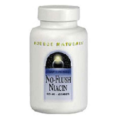 No-Flush Niacin 60 Tabs by Source Naturals - BISHOPS MARKET