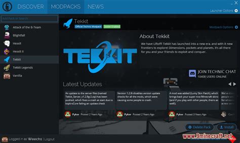 Technic Launcher (1.19.2, 1.18.2) - Easy Modpacks Install - Mc-Mod.Net