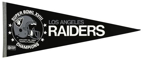 Lot Detail - 1984 Los Angeles Raiders Super Bowl XVIII Champions Full ...