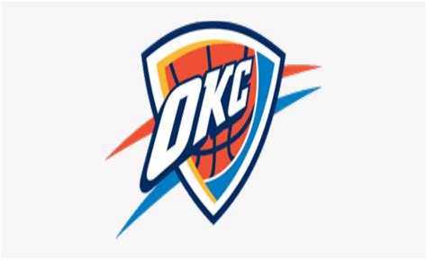 Oklahoma City Thunder Logo Png Png Free Library - Oklahoma City Thunder ...