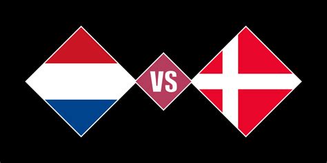 Netherlands vs Denmark flag concept. Vector illustration. 14888704 ...