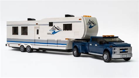 Ford pick up with fifth wheel camper | Lego cars, Lego camper, Fifth wheel campers