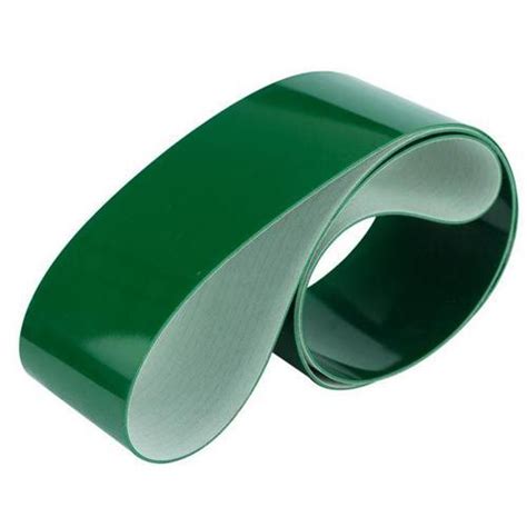 2mm Ply Green Conveyor Belt Smooth PVC Top Fabric Rough Bottom PB-G20 Manufacturers and ...