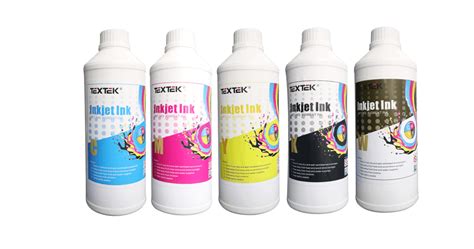 Textek DTF Printer Ink Price, CMYK+W+Fluorescent