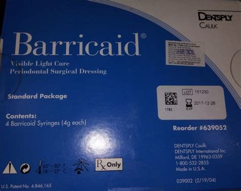 Barricaid Periodontal Surgical Dressing at Best Price in Bhopal | Raj Trading Company