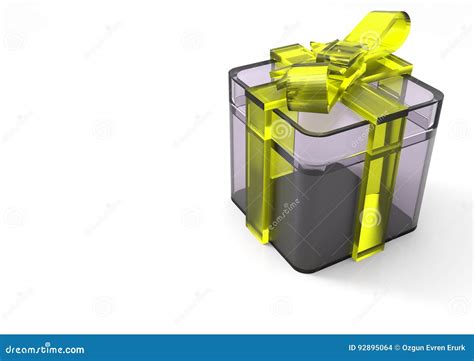 Ribbon Wrapped Gift Package Editorial Stock Image - Image of merry ...