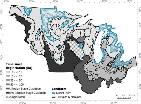 Landform regions of the glaciated Central Lowlands | Applied Geomorphology Lab