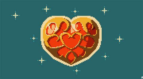 Zelda Heart Container Pixel