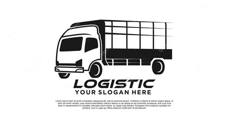 Premium Vector | Logistic logo design creative concept premium vector part 1