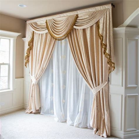 Ivory Floral Full Set 100''W | Luxury curtains living room, Curtains living room, Curtain decor