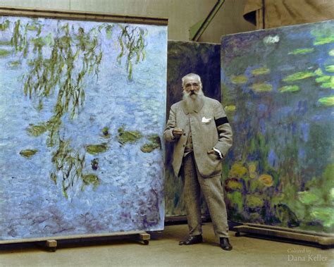 1923 Photo of Claude Monet Colorized: See the Painter in the Same Color ...