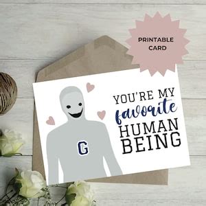 Greendale Human Being Mascot, Community Card, Valentines Day Card, Human Being Mascot, Greendale ...