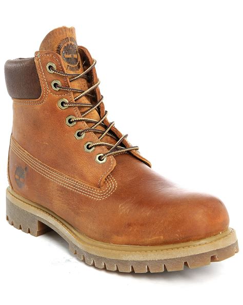 Timberland Premium Heritage 6-inch Aged Brown Leather Boots in Brown ...