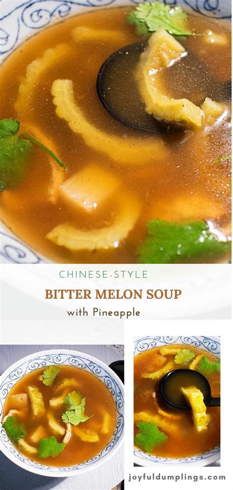 Bitter Melon Soup (Easy One Pot) » Joyful Dumplings Delicious Vegan Recipes