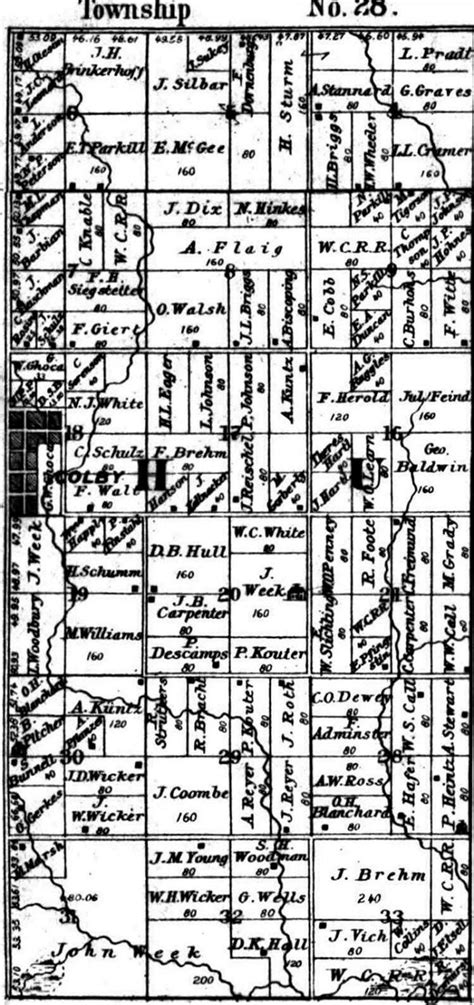 1881 Hull Twp., Marathon Co., WI Plat Map