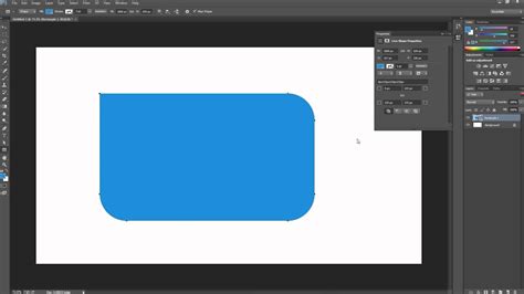 Photoshop Tutorial: CC New Rectangle Corner Radius Options -HD- - YouTube