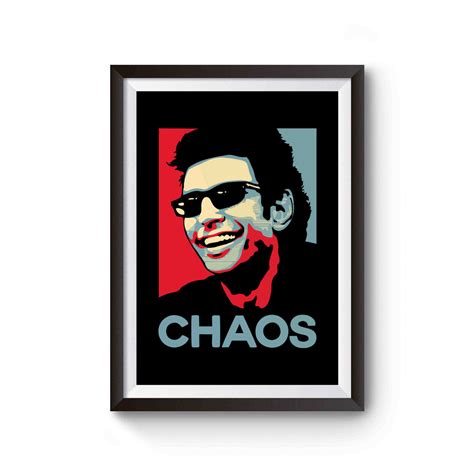 Jurassic Park Ian Malcolm Chaos Theory Jeff Goldblum Jurassic World Inspired Poster